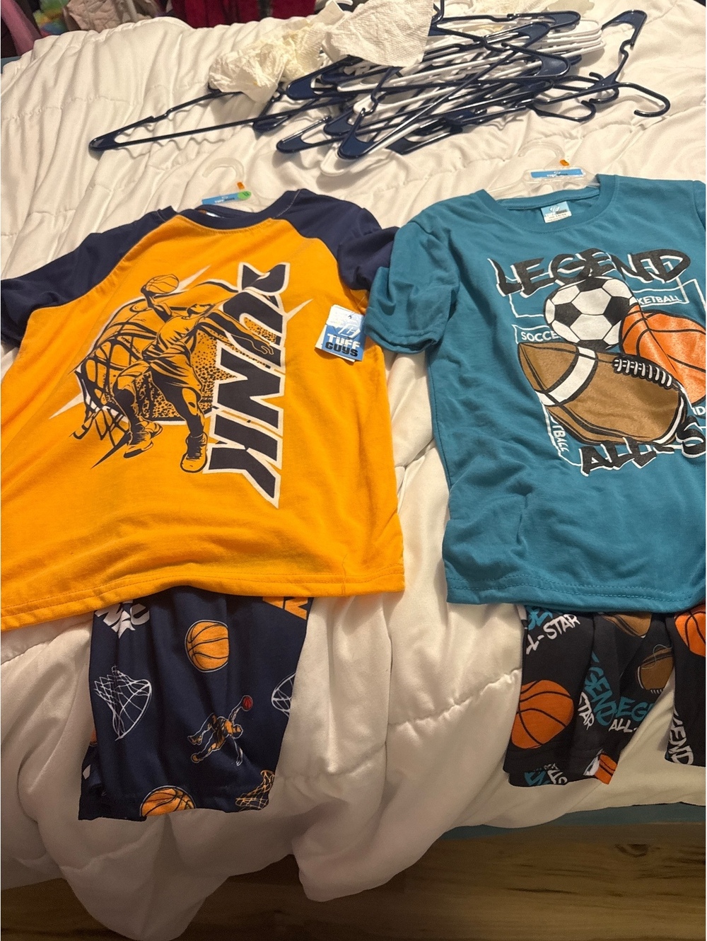Tuff Guys Boys Sports shorts Sets Size 14/16 - 2 Sets
